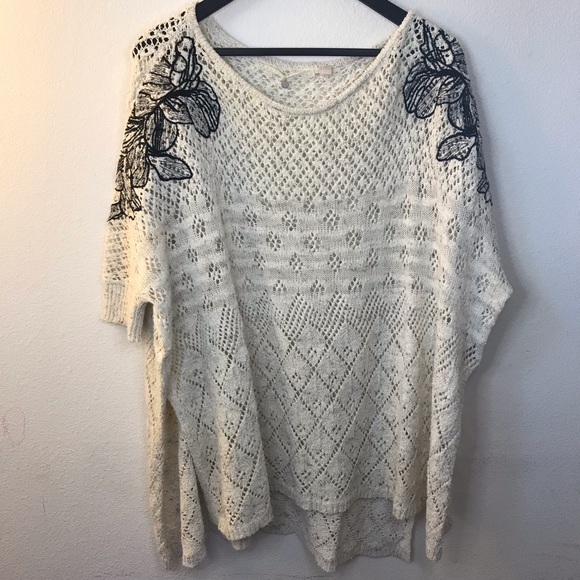 Anthropologie (Knitted & Knotted) Poncho - Picture 1 of 4